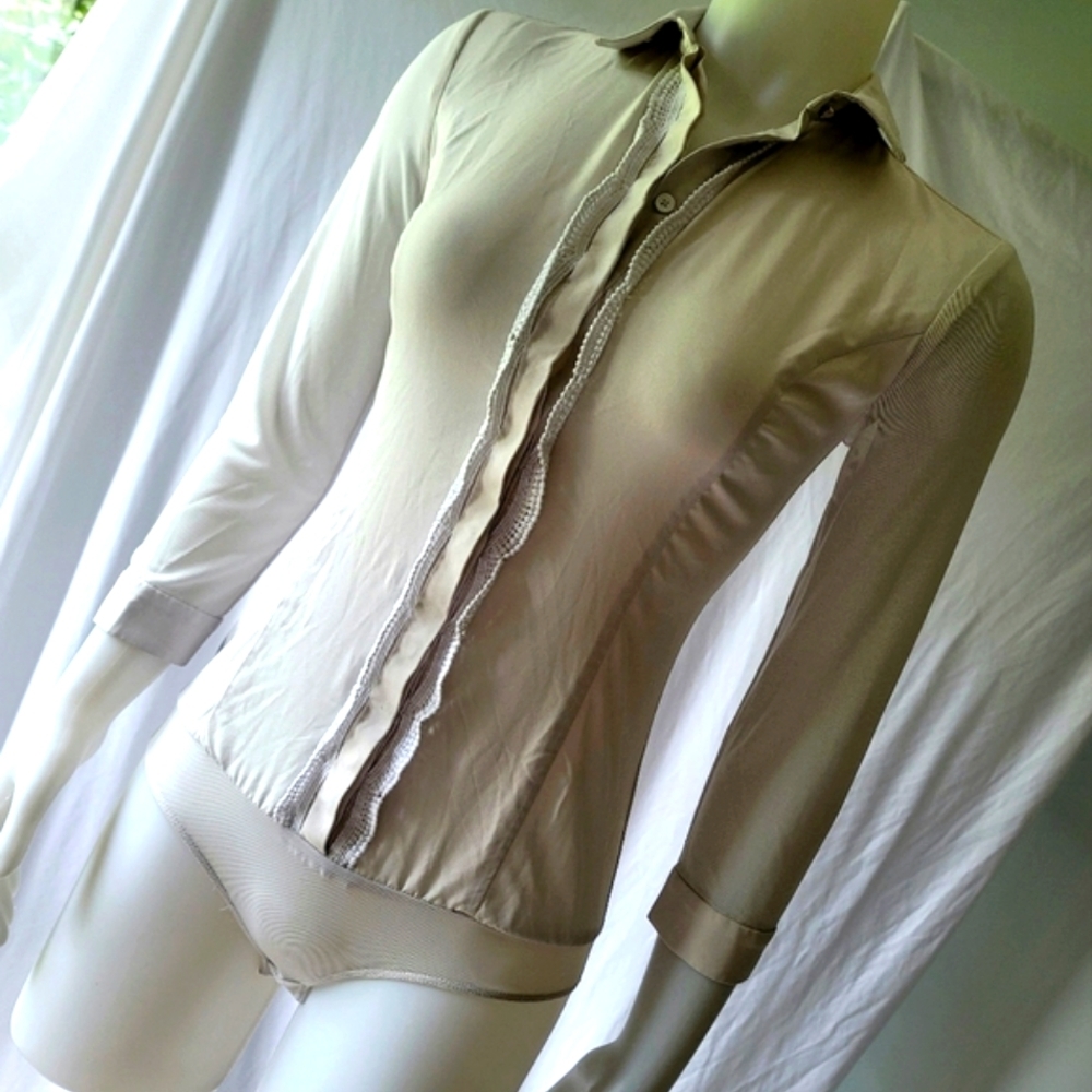 Vero Moda Classic Jane 3/4 Bodysuit Size XS